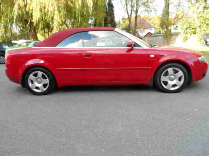 Audi A4 Cabriolet 1.8T CVT AUTOMATIC 05 PLATE (T6 OKE) SORRY SOLD