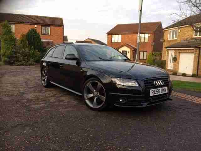 Audi A4 Estate S Line TDI 170 Black. car for sale