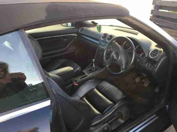 Audi A4 Sport 2.4 Cabriolet / convertible black 2003