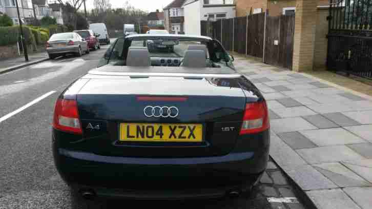 Audi A4 cabriolet, 1781cc,dark blue metali,petrol, NEW TURBO, NEW CAMBELT