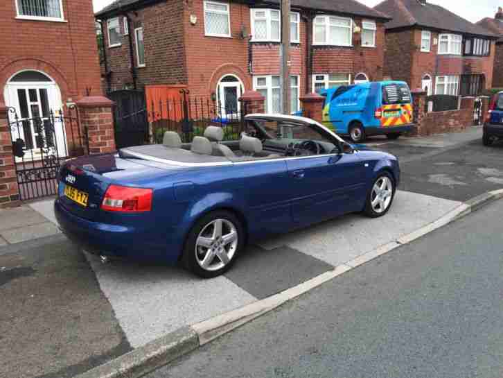 Audi A4 convertible. Audi car from United Kingdom