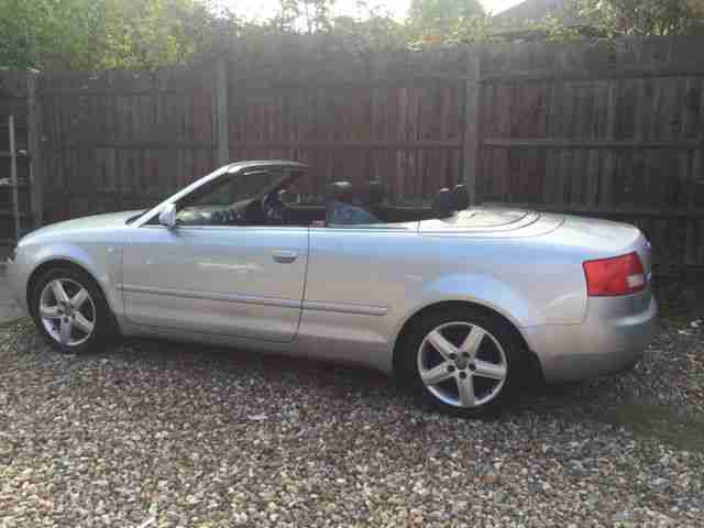 Audi A4 convertible. Audi car from United Kingdom
