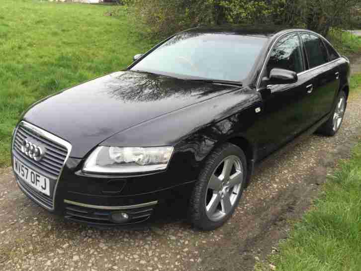 Audi A6 2.8 SE V6 Auto, 2007 57, Java Black Met / Black Heated Leather - 48K Mls