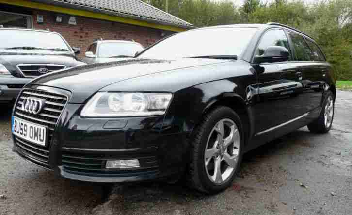 Audi A6 Avant 2.0T FSI 2010 SE estate manual black & leather FSH 48 mpg nav