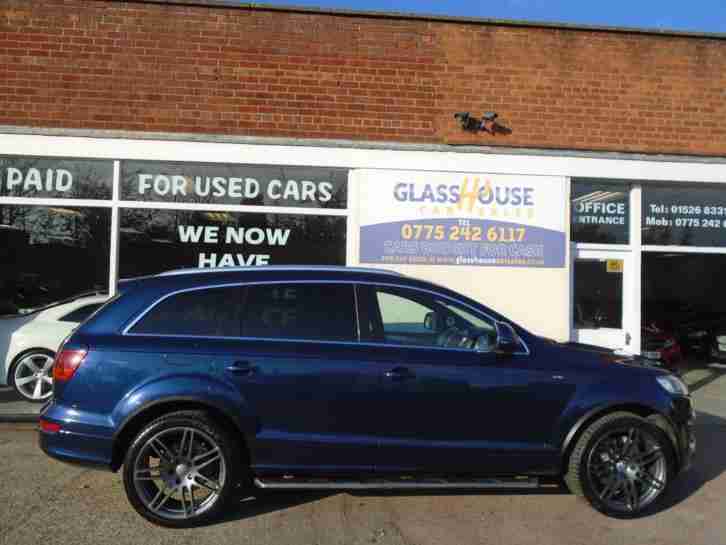 Audi Q7 3.0TDI ( 237bhp ) 4x4 Tiptronic 2008 quattro S Line F/S/H &pound;9795 extras