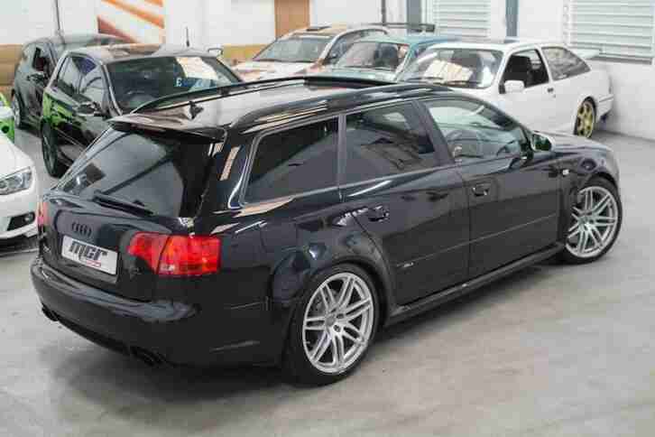 Audi RS4 Quattro Avant, 07 Reg, 82k, Black, Sat Nav, Sunroof, Black Optics.