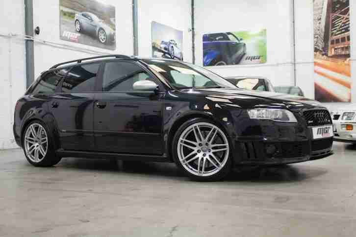 Audi RS4 Quattro Avant, 07 Reg, 82k, Black, Sat Nav, Sunroof, Black Optics.