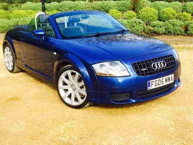 Audi TT 2005 3.2 V6 QUATTRO ROADSTER BLUE 94K WARRANTED LOW MILES MINT EXAMPLE