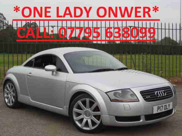 Audi TT Quattro 1.8T 225bhp Coupe 2002/02 *ONE LADY OWNER* *SERVICE HISTORY*