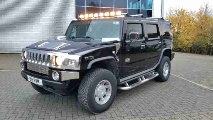 BARGAIN HUMMER H2 BLACK CHROME PACK FULLY LOADED REVERSE CAMERA HPI CLEAR