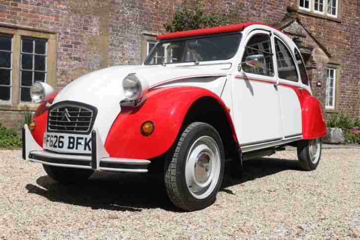 BEAUTIFUL 1988 2CV 2CV6 DOLLY RED