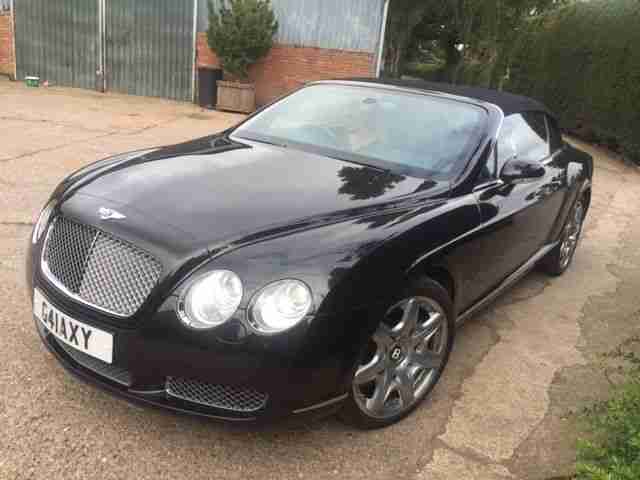 BENTLEY CONTINENTAL GTC 2007 57 AUTO BLACK 70500 miles