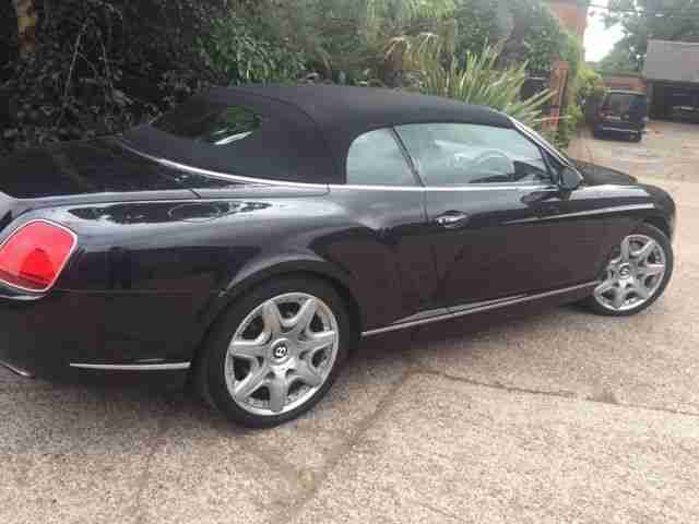 BENTLEY CONTINENTAL GTC 2007 57 AUTO BLACK 70500 miles