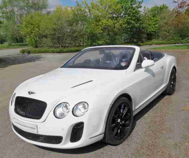 BENTLEY CONTINENTAL GTC CABRIOLET 6.0 W12 2013 SUPERSPORT CONVERSION