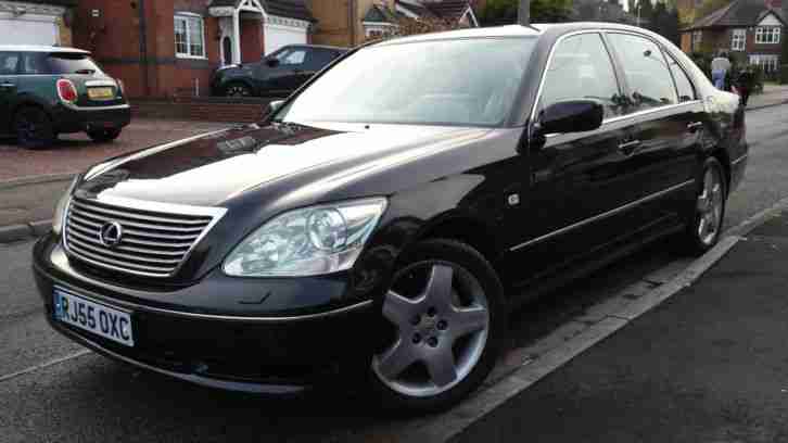BLACK 2005 LEXUS LS430 FACE LIFT 6 SPD, JUST 3 OWNERS, FVH, FULL MOT, NICE £2650