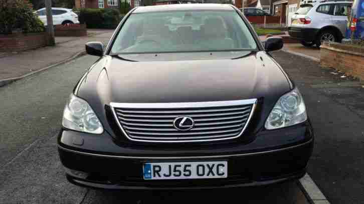 BLACK 2005 LEXUS LS430 FACE LIFT 6 SPD, JUST 3 OWNERS, FVH, FULL MOT, NICE £2650