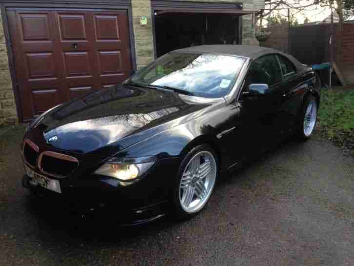 BLACK BMW 630i Sport Convertible with genuine APLINA 20" alloy wheels