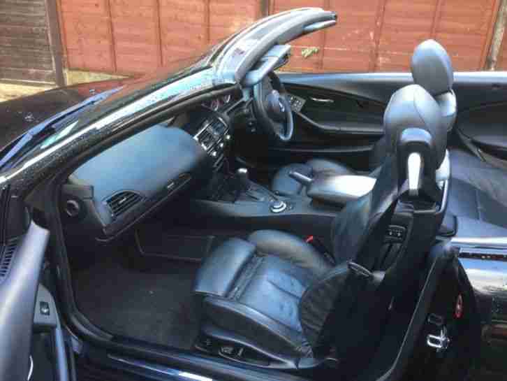 BLACK BMW 630i Sport Convertible with genuine APLINA 20" alloy wheels