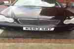 BLACK MERCEDES C180 komp. AUTO PETROL LEATHER