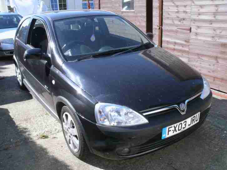 BLACK VAUXHALL CORSA 1.7 DTI SXI 2003