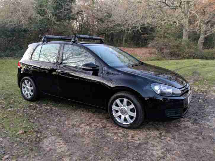 BLack 2009 VW. Volkswagen car from United Kingdom