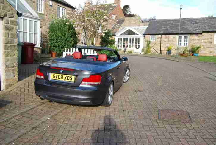 BMW 1 Series 120i M Sport Convertible (Red Leather)
