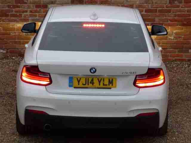 BMW 2 Series 2.0 220i M Sport 2dr (start/stop) BLUETOOTH - BMW PETROL 2014/14