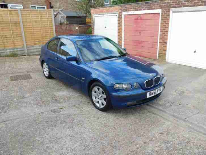BMW 316 compact 51 reg blue