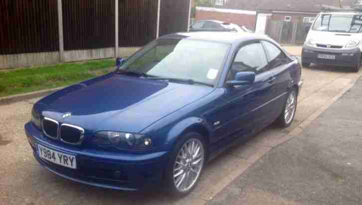 BMW 318 CI BLUE in great condition, very low mileage