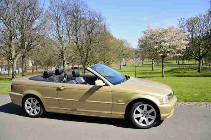 BMW 320Ci convertible 80,000 miles Full service history Fully automatic roof