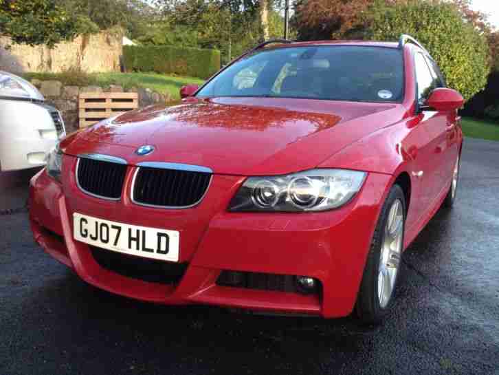 320D M SPORT TOURING 2007 RED 61,000