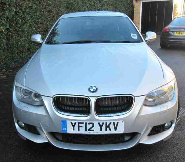 BMW 320d M Sport Auto 2.0 ltr (silver) 2012