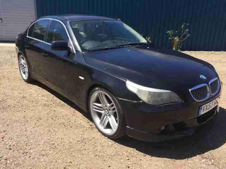 BMW 5 SERIES E60 530i AUTO BREAKING FOR PARTS WHEEL NUT