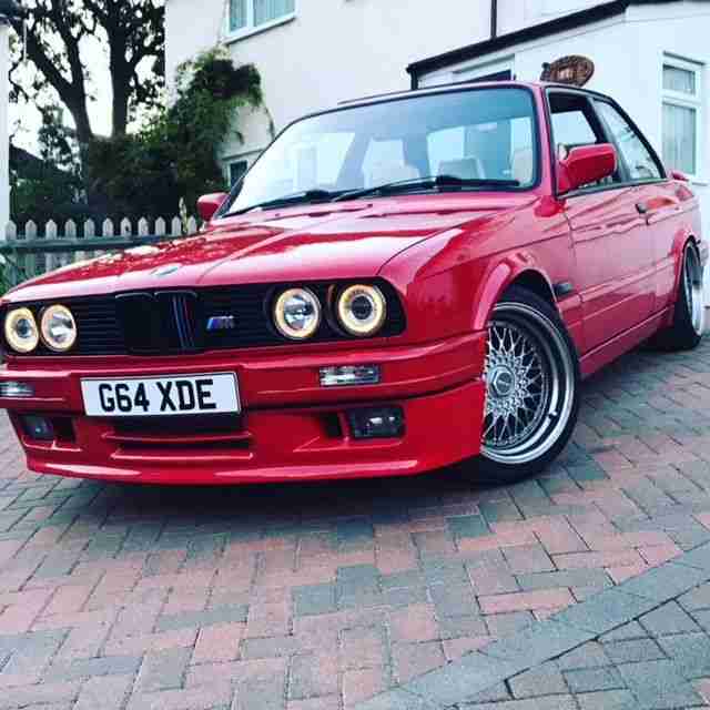 BMW E30 FOR SALE - RED GENUINE M-TECH 2 325i SPORT