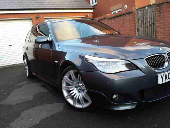 BMW E61 535d M Sport LCI Platinum Gray STUNNING