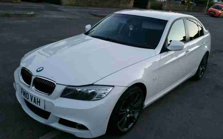 BMW E90 LCI FACELIFT AUTO 320I M SPORT LOOK WHITE 3 SERIES 2010 I DRIVE TOP SPEC