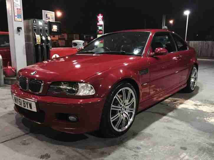 Bmw M3 Imola Red Smg 2 Rare Car For Sale