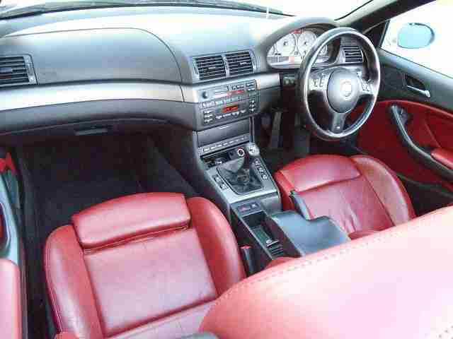 BMW M3 convertible Manual Sper car in Stunning conditon Red Leather!!!