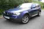 X3 2.0D SE 57 REG BLUE FULL BLACK LEATHER