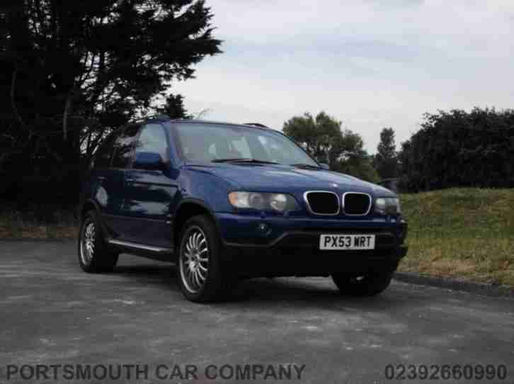 BMW X5 3.0 DIESEL SPORT WITH SERVICE HISTORY SAT NAV DIESEL AUTOMATIC 2003/53