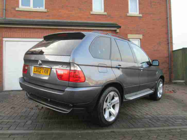 BMW X5 3.0d AUTO SPORT DIESEL METALLIC GREY WITH BLACK LEATHER