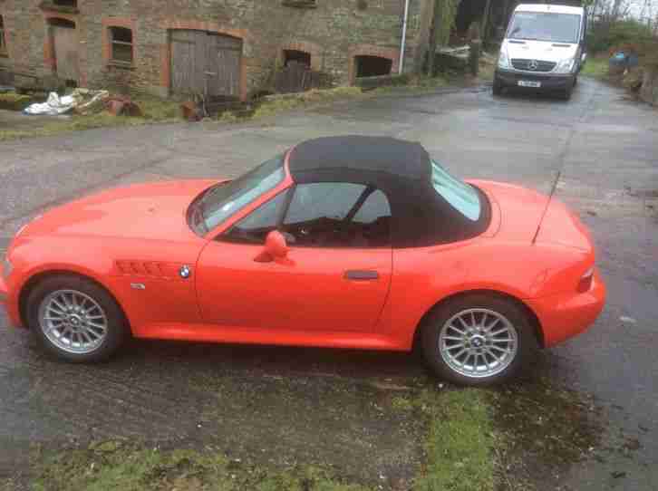 BMW Z3 Convertible 1.9i litre low mileage , only 44,900 miles FSH