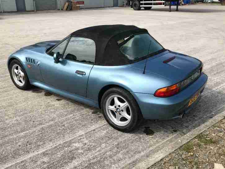 BMW Z3 roadster 1997 blue New MOT 1.9 manual