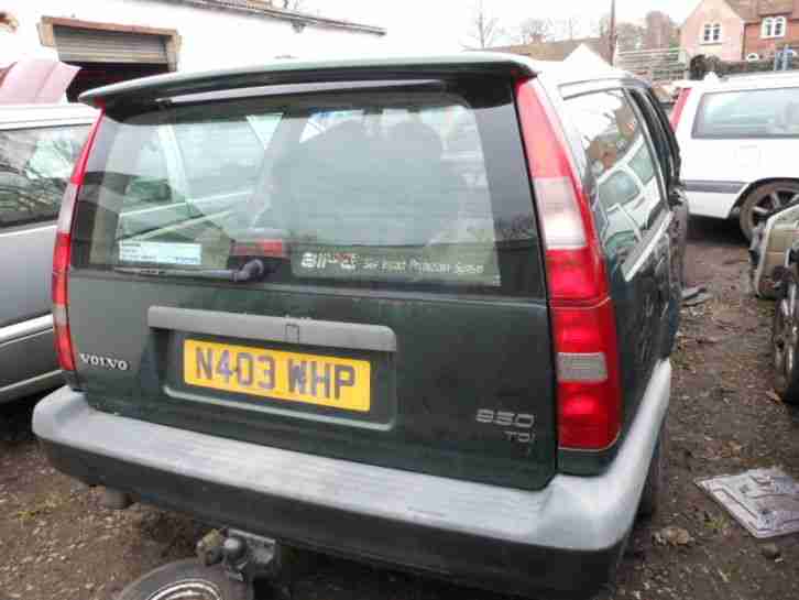 BREAKING 1996 VOLVO 850 TDI GLT TURBO DIESEL OLIVE GREEN BEIGE HALF LEATHER