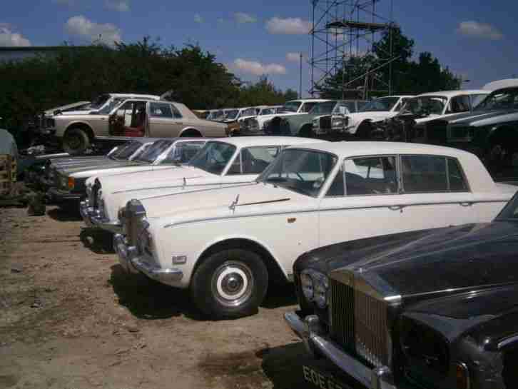 BREAKING ROLLS ROYCE SILVER SHADOW WRAITH 1965 1980 PARTING OUT