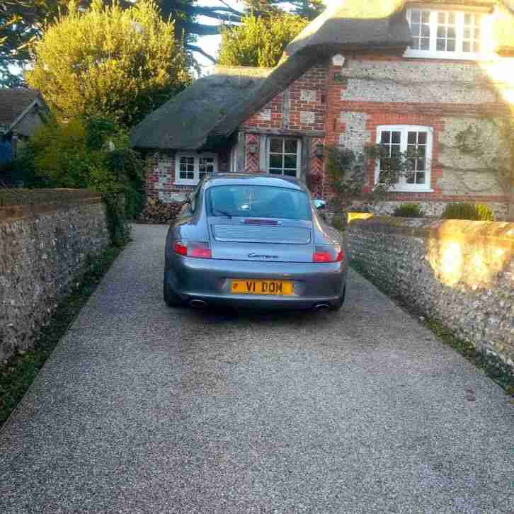 Beautiful Porsche 911 996 Late 2001 3.6 Carrera 2 Manual Coupe Seal Grey.