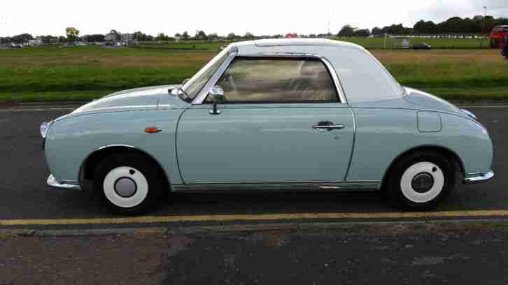 Beautiful Rare Blue Nissan Figaro