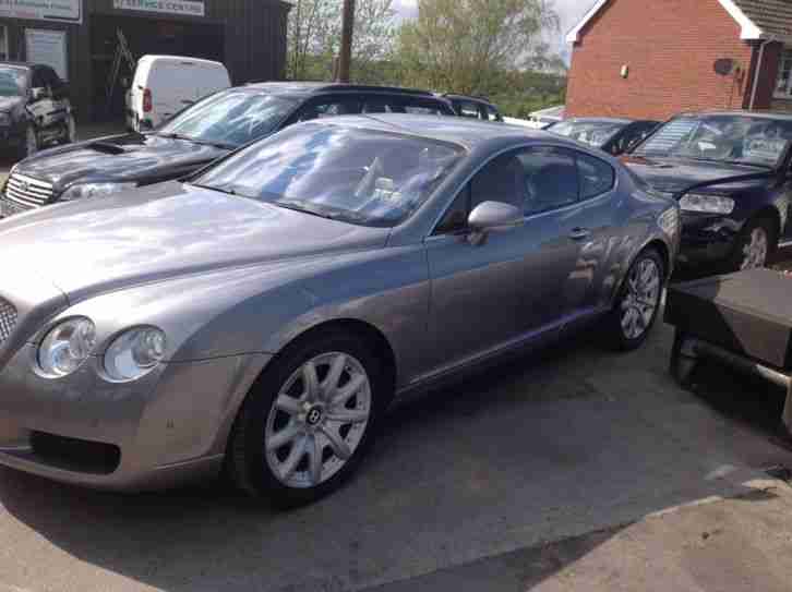 Bentley Continental 6.0 auto 2005MY GT 42139 miles silver grey leather
