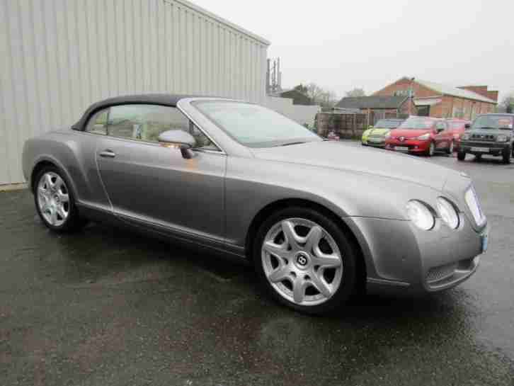 Bentley Continental GTC 6.0 W12 Convertible Auto FSH Silver