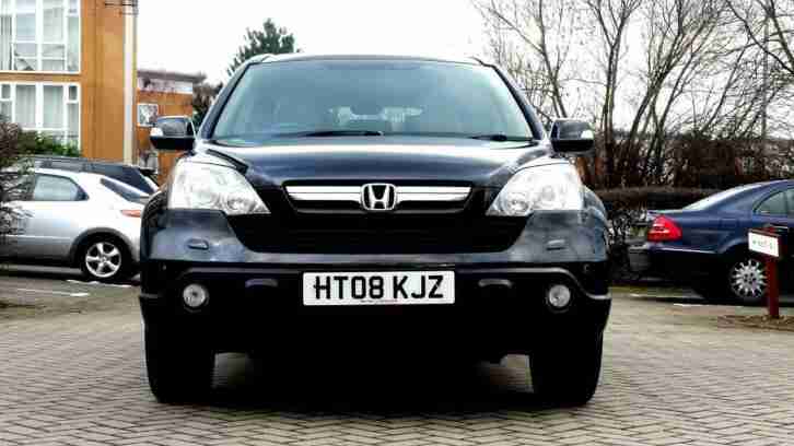 Black Honda CR-V 2.0 i-VTEC EX Panoramic roof Beige leather Alloys px